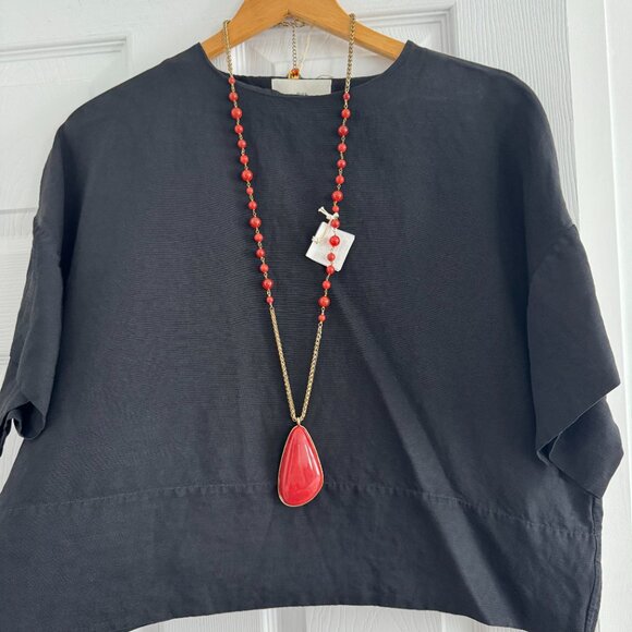 Rosantica Milano Long Necklace in "Gold/Curcuma" - Picture 7 of 12